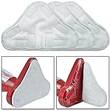 EcoMaid Accessories For Set Of 6 Microfibre Steam Mop Floor Washable Replacement Pads For H2O H20 X5