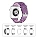 Apple Watch Breathable Band 38mm, UMTELE Silicone Replacement Wristband Sport Strap with TPU Protective Case for Apple Watch Nike+, Series 2, Series 1, Sport, Edition, Violet Dust/Plum Fog