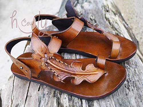 custom leather sandals