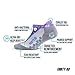 Thirty 48 Running Socks for Men and Women -CoolMax Fabric Keeps Feet Cool and Dry Purple/Gray Medium