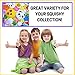 20pc Pack Of Squishy Toys, Plus Bonus Large Squishy For 21 Slow Rising Squishys! Jumbo, Medium & Mini Squishy Stress Toys. Best Cute Squishies Gift For Boys and Girls