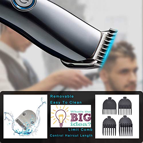 Hair Clippers for Men Professional, Hair Clippers for Barbers Rechargeable, Electric Cordless Hair Clippers for Men Haircut, Hair Trimmer for Men Beard Trimmer, Hair Clippers for Men Hair Cutting
