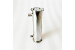 NaBeli Dephlegmator 2" 51mmOD64mm Reflux Condenser With1/4 Female Thread Height 200mm Inside 8 Tubes Compatible with Moonshin