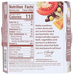 HAPPY TOT Organic Beef & Quinoa Fiesta Meal