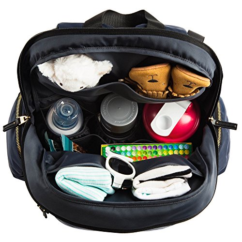Ethan & Emma Baby Diaper Bag Backpack -Durable for Travel, Extra Storage -Blue - Thumbnail 2