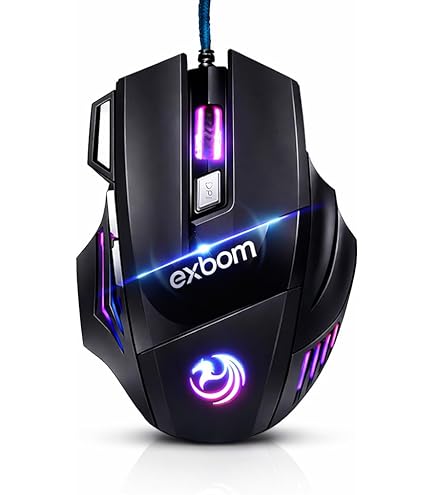 Mox Mouse Gamer 6D Mo-GM800 Preto 3600 dpi USB 6 Botões Jogos 1.5m