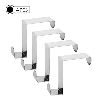 Over The Door Hooks Z Shaped Reversible Sturdy Hanging Hooks