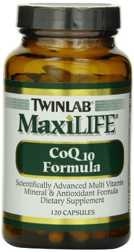 Twinlab MaxiLife CoQ10 Formula, 120 Capsules Twinlab MaxiLife CoQ10 Formula, 120 Capsules