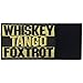 EmbTao Whiskey Tango Foxtrot ACU Emblem Embroidered Applique Tactical Combat Badge Morale Velcro Patch