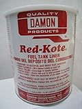 Damon Industries Fuel Tank Liner Coat Sealer Gas Alcohol Diesel (1) Gallon Motorcycle Redkote