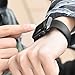 Coobes Compatible with Apple Watch Case Series 5/4 44mm 40mm, Ultra-Thin TPU Plating Bumper Shiny Lightweight Shockproof Protector Cover Slim Shell Frame Compatible iWatch (Black, 44mm)