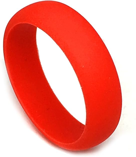 ASR ACTIVE SILICON RINGS 6MM Flexible Silicon Rubber Wedding Band