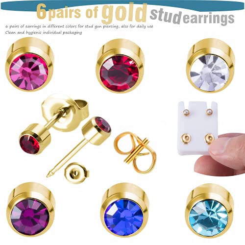 Piercing Gun, Ear Piercing Tool Kit, Reusable Body Nose Navel Piercing