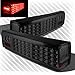 Xtune for Smoked 1987-1993 Ford Mustang LED Tail Lights Smoke Lamp New Pair Left+Right/1988 1989 1990 1991 1992