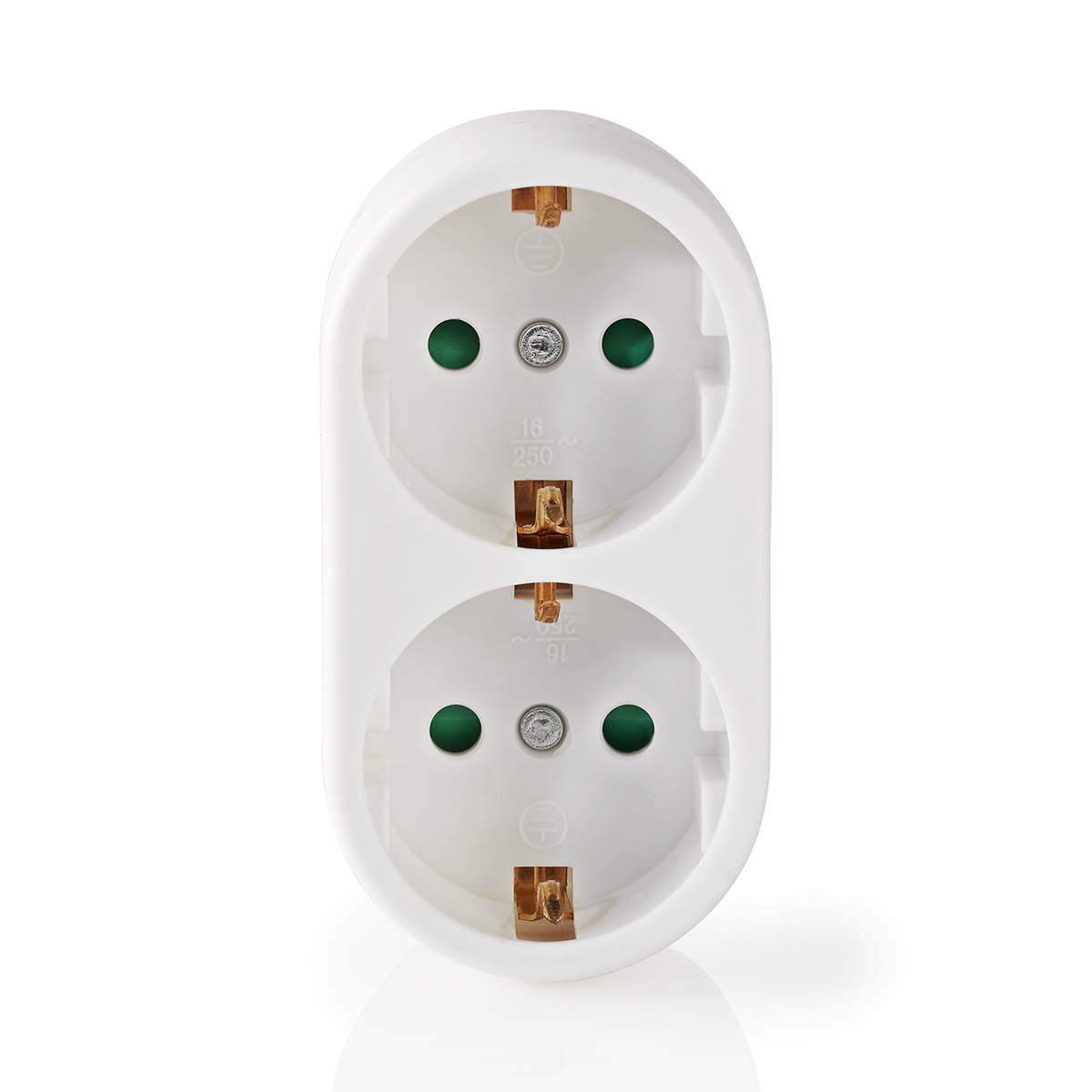 Nedis Power Outlet Splitter Contact with Protection