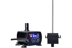 Roamoris Automatic Small Sump Pump For Dehumidifier,13FT Height Lift,4 Level Flow Control,Submersible Water Pump With Level Sensor,For HVAC Condensate,Air Conditioner,Tank,Auto Shut off