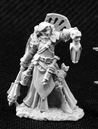 Christina Female Cleric Miniature 25mm Heroic Scale Dark Heaven Legends Reaper Miniatures