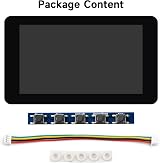 Waveshare 7 inch Touchscreen Kit Raspberry Pi Zero 1024x600 5-point Capacitive view 2