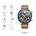 Diruite 4-Pack for Huawei Watch GT Tempered Glass Screen Protector [2.5D 9H Hardness] [Anti-Scratch] [Perfectly Fit] - Permanent Warranty Replacement