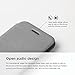 elago iPhone 6S Plus Case, [Leather Hole Flip] - [Card Slot][Screen Protection][Premium Hybrid Construction] - for iPhone 6/6S Plus (Dark Grey)