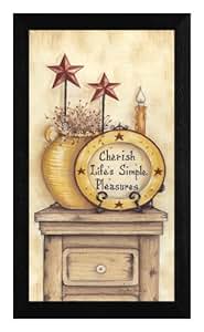 Amazon.com: The Craft Room Mary321-276 Simple Pleasures, Rustic Framed