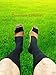 CopperActiveSox Compression Socks - Premium Comfort Calf Socks - Boost Circulation & Reduce Swelling - Reduce Varicose Veins & Control Foot Odor (Black, Lg/XL, 1 Pair)