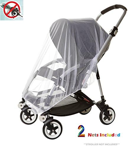 Eiram 2-Pack LARGE (59in) Premium Baby Mosquito Nets for Strollers | Covers Beds,PlayPens, Car Seats,Bassinets &amp; Cradles|Mesh Insect Shield Netting,Screen Protection for Cribs and Baby Accessories