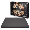 Navaris pizzasteen XL voor oven en barbecue – Rechthoekige pizzaplaat 38 x 30 cm – Inclusief receptenboek – Keramisch…