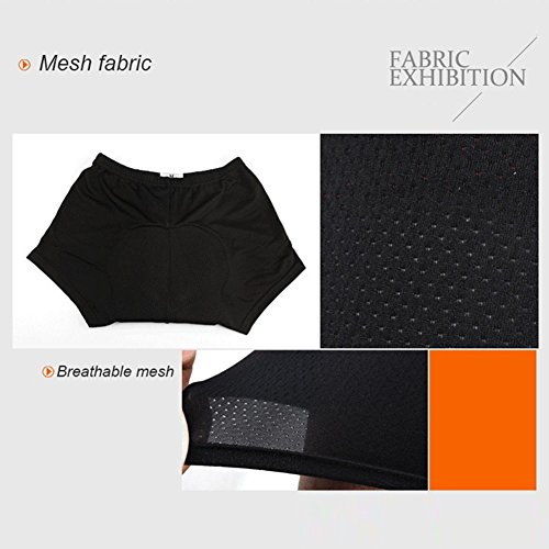 image for Domybest 3D Padded Shorts for Men/Women, Hip Protection Paded Underwea
