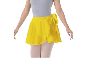 Wuchieal Lady's Sheer Wrap Skirt Ballet Skirt Ballet Dance Dancewear