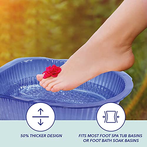 ForPro Universal Pedi Bath Liners 50 THICKER Fit Footsie Bath Plus