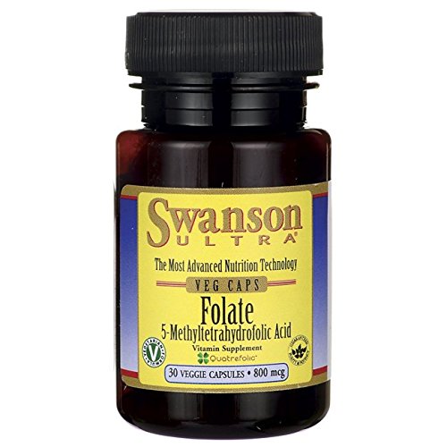 Swanson Folate (5-Methyltetrahydrofolic Acid) 800 mcg 30 Veg Capsules - //medicalbooks.filipinodoctors.org