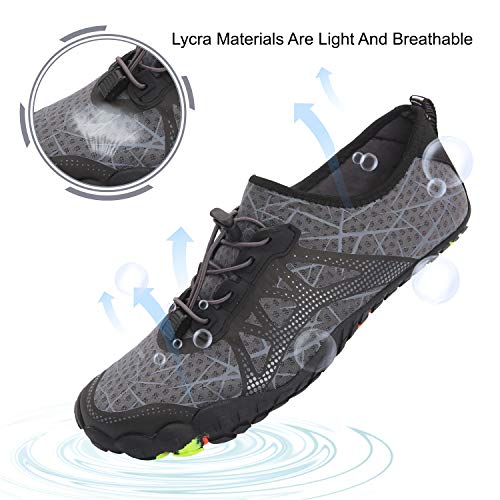 Spesoul Womens Mens Water Sports Shoes Outdoor Quick Dry Barefoot Athletic Aqua Shoe for Beach Swim Pool Surf Diving Yoga