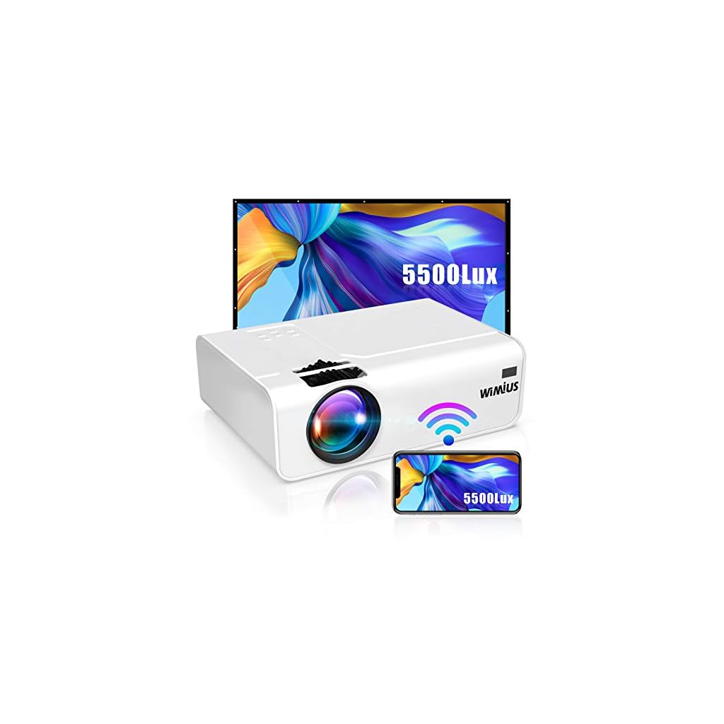 WiMiUS K2 Mini Projector Full HD Projector