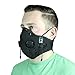 ATV Tek EDMBLK Elite Deluxe Neoprene Dust Mask (Black, 18