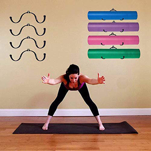 image for Pmsanzay Yoga Mat Storage Foam Rollers Rack Rolled Bath Towels Holder 