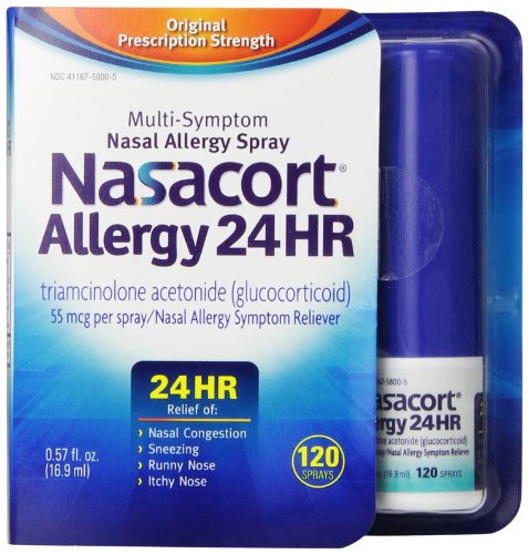 Nasacort Allergy 24 Hour 120 Sprays, 0.57 Fluid Ounce