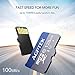 AGPTEK 128GB Micro SD Card, TF Memory Card UHS-I U3 with Card Reader, 100 MB/s, Compatible with Mp3 Player, Android Smartphones,Tablets,Interchangeable-Lens Cameras