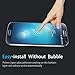 [3 Pack] Samsung Galaxy S4 Tempered Glass Screen Protector,Haodewei [Easy-Install] Bubble Free [Touch Sensitive] Clear Screen Protector+ [ 1 Pack ]Carbon Fiber Back Protector