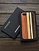 YFWOOD Compatible with iPhone 8 Case, iPhone 7 Case Wood with Unique Natural Real Wood Stripe Shockproof Drop Proof Slim Bumper Protective Cover for iPhone 7/iPhone 8 (Wood)