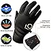 FINGER TEN Winter Gloves Men Women Touchscreen Waterproof, Running Cycling Liner Fleece Pair