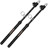 GODESON Heavy Duty Tire Pressure Gauge, Straight-On Dual Head Tire Air Gauge Range 10-150PSI, Extended Tube Tire Gauge Suitab