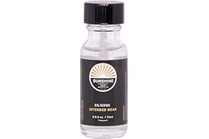 SUNSHINE TAPE Sunshine Bond Thin Silicone Hair Replacement Adhesive - Extended Hold for Poly and Lace Hairpiece - 3-4 Weeks, Wig, Toupee Systems - Invisible, Waterproof Bonding Glue (.5oz) | Made in USA