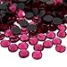 Zbella Crystal Hot Fix Rhinestones 10 Gross (1440 Stones/pkg) Hotfix Rhinestones (ss10, Rose)