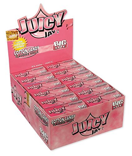 Juicy Jay's Big Size Rolls 5 Meter x 24 - Cotton Candy