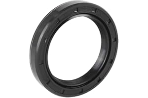 X AUTOHAUX 40mm X 55mm X 8mm Black Rubber Cover Double Lip TC Oil Shaft Seal for Car Auto