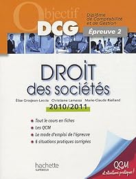 Droit des sociétés, 2010-2011
