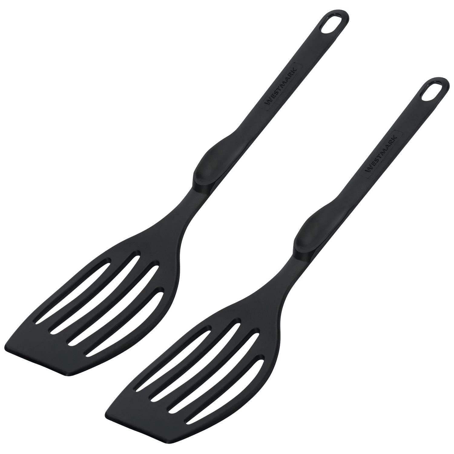Westmark 2 spatulas, length each: 28.3 cm, plastic, flonal, black, 203522E3 — image 1