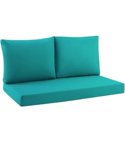 Outdoor Loveseat Cushions 48 X 24 YEFU Outdoor Loveseat Cushion