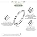 BAMOER 925 Sterling Silver Cut CZ Droplets Stackable Ring for Women Teen Girls Wedding Jewelry (9)